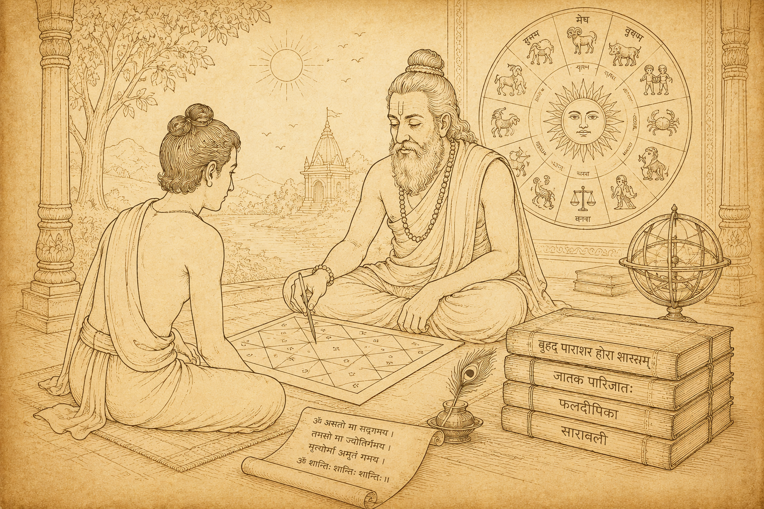 Traditional Vedic astrology consultation